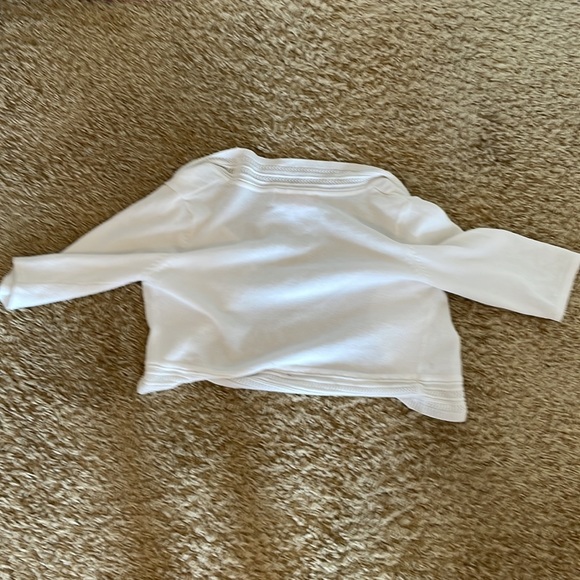 Girls 3 quarter sleeves cropped cardigan - Picture 2 of 2